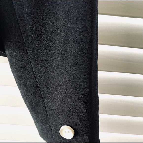 Principles Collection Black Crepe Jacket Size 14 - Picture 9 of 9